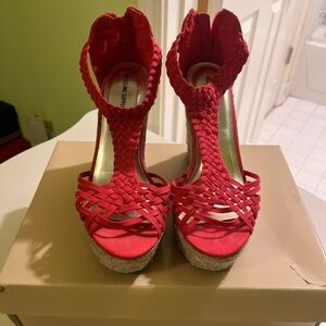 Mossimo Supply Co. Red Woven Heels